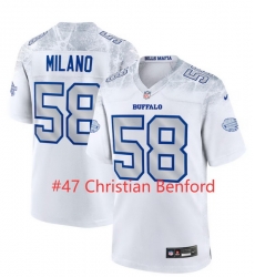 Men Buffalo Bills 47 Christian Benford White 2025 F U S E Rivalries Vapor Untouchable Limited Stitched Football Jersey Men Buffalo Bills 47 Christian Benford White 2025 F U S E Rivalries Vapor Untouchable Limited Stitched Football Jersey