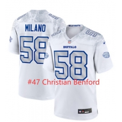 Men Buffalo Bills 47 Christian Benford White 2025 F U S E Rivalries Vapor Untouchable Limited Stitched Football Jersey Men Buffalo Bills 47 Christian Benford White 2025 F U S E Rivalries Vapor Untouchable Limited Stitched Football Jersey