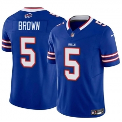 Men Buffalo Bills 5 Anthony Brown Blue 2024 F U S E  Vapor Untouchable Limited Stitched Football Jersey Men Buffalo Bills 5 Anthony Brown Blue 2024 F U S E  Vapor Untouchable Limited Stitched Football Jersey