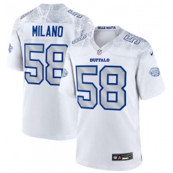 Men Buffalo Bills 58 Matt Milano White 2025 F U S E Rivalries Vapor Untouchable Limited Stitched Football Jersey Men Buffalo Bills 58 Matt Milano White 2025 F U S E Rivalries Vapor Untouchable Limited Stitched Football Jersey