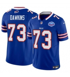 Men Buffalo Bills 73 Dion Dawkins Blue 2025 F U S E  With Farewell Patch Vapor Untouchable Limited Stitched Football Jersey Men Buffalo Bills 73 Dion Dawkins Blue 2025 F U S E  With Farewell Patch Vapor Untouchable Limited Stitched Football Jersey