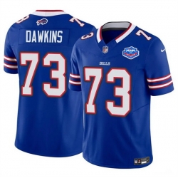 Men Buffalo Bills 73 Dion Dawkins Blue 2025 F U S E  With Farewell Patch Vapor Untouchable Limited Stitched Football Jersey Men Buffalo Bills 73 Dion Dawkins Blue 2025 F U S E  With Farewell Patch Vapor Untouchable Limited Stitched Football Jersey