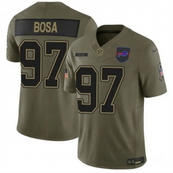 Men Buffalo Bills 97 Joey Bosa Olive 2025 F U S E  Salute to Service Limited Stitched Football Jersey Men Buffalo Bills 97 Joey Bosa Olive 2025 F U S E  Salute to Service Limited Stitched Football Jersey