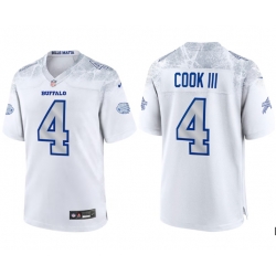 Men Nike James Cook III White Buffalo Bills 2025 Rivalries Collection Game Jersey Men Nike James Cook III White Buffalo Bills 2025 Rivalries Collection Game Jersey