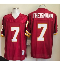 Men Washington Redskins 7 Joe Theismann Red Stitched Football Jersey Men Washington Redskins 7 Joe Theismann Red Stitched Football Jersey