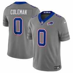 Men's Buffalo Bills #0 Keon Coleman Gray F.U.S.E. 2026 Nickel City Vapor Football Stitched Jersey