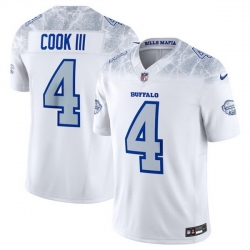 Women Buffalo Bills 4 James Cook III White 2025 F U S E Rivalries Vapor Untouchable Stitched Football Jersey Women Buffalo Bills 4 James Cook III White 2025 F U S E Rivalries Vapor Untouchable Stitched Football Jersey