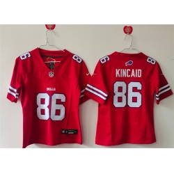 Women Buffalo Bills 86 Dalton Kincaid Red 2023 F U S E  Vapor Untouchable Limited Stitched Football Jersey  Women Buffalo Bills 86 Dalton Kincaid Red 2023 F U S E  Vapor Untouchable Limited Stitched Football Jersey
