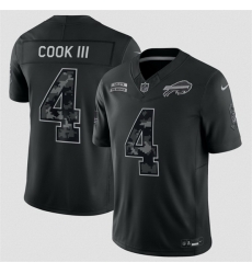 Youth Buffalo Bills 4 James Cook III Black 2026 Salute to Service Limited Stitched Football Jersey Youth Buffalo Bills 4 James Cook III Black 2026 Salute to Service Limited Stitched Football Jersey