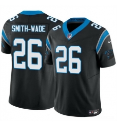 Men Carolina Panthers 26 Chau Smith Wade Black 2025 F U S E  Vapor Limited Stitched Football Jersey Men Carolina Panthers 26 Chau Smith Wade Black 2025 F U S E  Vapor Limited Stitched Football Jersey