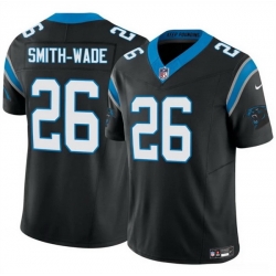 Men Carolina Panthers 26 Chau Smith Wade Black 2025 F U S E  Vapor Limited Stitched Football Jersey Men Carolina Panthers 26 Chau Smith Wade Black 2025 F U S E  Vapor Limited Stitched Football Jersey