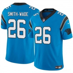 Men Carolina Panthers 26 Chau Smith Wade Blue 2025 F U S E  Vapor Limited Stitched Football Jersey Men Carolina Panthers 26 Chau Smith Wade Blue 2025 F U S E  Vapor Limited Stitched Football Jersey