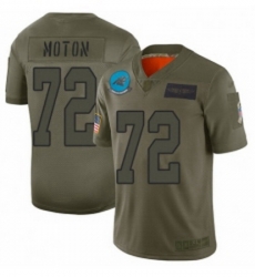 Youth Carolina Panthers 72 Taylor Moton Limited Camo 2019 Salute to Service Football Jersey