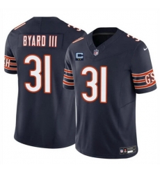 Men Chicago Bears 31 Kevin Byard III Navy 2025 F U S E  With 2 Star C Patch Vapor Untouchable Limited Stitched Football Jersey Men Chicago Bears 31 Kevin Byard III Navy 2025 F U S E  With 2 Star C Patch Vapor Untouchable Limited Stitched Football Jersey