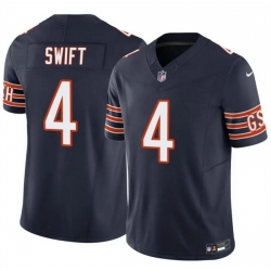 Men Chicago Bears 4 D 27Andre Swift Navy 2025 F U S E  Vapor Untouchable Limited Stitched Football Jersey
