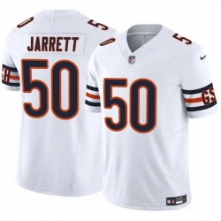 Men Chicago Bears 50 Grady Jarrett White 2025 F U S E  Vapor Untouchable Limited Stitched Football Jersey Men Chicago Bears 50 Grady Jarrett White 2025 F U S E  Vapor Untouchable Limited Stitched Football Jersey