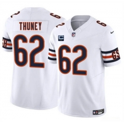 Men Chicago Bears 62 Joe Thuney White 2025 F U S E  With 1 Star C Patch Vapor Untouchable Limited Stitched Football Jersey Men Chicago Bears 62 Joe Thuney White 2025 F U S E  With 1 Star C Patch Vapor Untouchable Limited Stitched Football Jersey