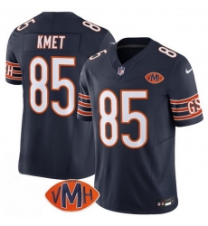 Men Chicago Bears 85 Cole Kmet Navy 2025 F U S E  With VMH Patch Vapor Untouchable Limited Stitched Football Jersey Men Chicago Bears 85 Cole Kmet Navy 2025 F U S E  With VMH Patch Vapor Untouchable Limited Stitched Football Jersey
