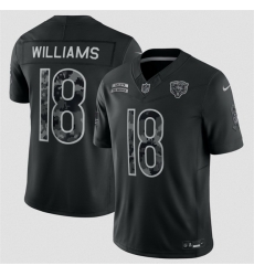 Youth Chicago Bears 18 Caleb Williams Mahomes Black 2026 Salute to Service Limited Stitched Football Jersey Youth Chicago Bears 18 Caleb Williams Mahomes Black 2026 Salute to Service Limited Stitched Football Jersey