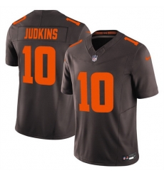 Men Cleveland Browns 10 Quinshon Judkins Brown 2025 F U S E  Alpha Dawg Limited Stitched Football Jersey Men Cleveland Browns 10 Quinshon Judkins Brown 2025 F U S E  Alpha Dawg Limited Stitched Football Jersey