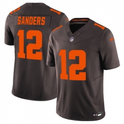 Men Cleveland Browns 12 Shedeur Sanders Brown 2025 F U S E  Alpha Dawg Limited Stitched Football Jersey Men Cleveland Browns 12 Shedeur Sanders Brown 2025 F U S E  Alpha Dawg Limited Stitched Football Jersey