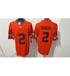 Men Cleveland Browns 2 Shedeur Sanders Orange 2026 Vapor Limited Stitched Football Jersey Men Cleveland Browns 2 Shedeur Sanders Orange 2026 Vapor Limited Stitched Football Jersey