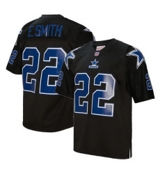 Men Dallas Cowboys 22 Emmitt Smith Black Throwback Limited Stitched Football Jersey Men Dallas Cowboys 22 Emmitt Smith Black Throwback Limited Stitched Football Jersey