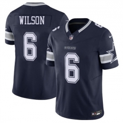 Men Dallas Cowboys 6 Donovan Wilson Navy 2025 F U S E Vapor Untouchable Limited Stitched Football Jersey Men Dallas Cowboys 6 Donovan Wilson Navy 2025 F U S E Vapor Untouchable Limited Stitched Football Jersey
