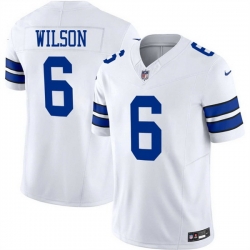 Men Dallas Cowboys 6 Donovan Wilson White 2025 F U S E Vapor Untouchable Limited Stitched Football Jersey Men Dallas Cowboys 6 Donovan Wilson White 2025 F U S E Vapor Untouchable Limited Stitched Football Jersey