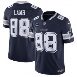 Men Dallas Cowboys 88 CeeDee Lamb Navy 2025 F U S E  With 1 Star C Patch Vapor Limited Stitched Football Jersey Men Dallas Cowboys 88 CeeDee Lamb Navy 2025 F U S E  With 1 Star C Patch Vapor Limited Stitched Football Jersey