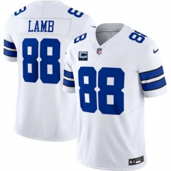 Men Dallas Cowboys 88 CeeDee Lamb White 2025 F U S E  With 1 Star C Patch Vapor Limited Stitched Football Jersey Men Dallas Cowboys 88 CeeDee Lamb White 2025 F U S E  With 1 Star C Patch Vapor Limited Stitched Football Jersey