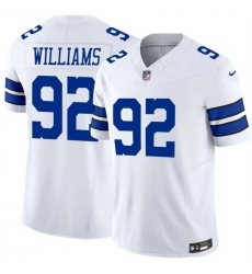 Men Dallas Cowboys 92 Quinnen Williams White 2025 F U S E Vapor Untouchable Limited Stitched Football Jersey Men Dallas Cowboys 92 Quinnen Williams White 2025 F U S E Vapor Untouchable Limited Stitched Football Jersey