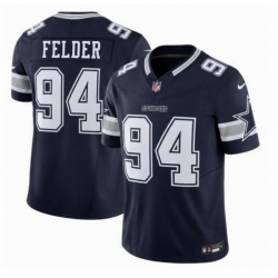 Men Dallas Cowboys 94 FELDER Navy 2026 F U S E Vapor Untouchable Limited Stitched Football Jersey