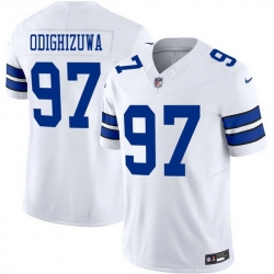 Men Dallas Cowboys 97 Osa Odighizuwa White 2025 F U S E Vapor Untouchable Limited Stitched Football Jersey Men Dallas Cowboys 97 Osa Odighizuwa White 2025 F U S E Vapor Untouchable Limited Stitched Football Jersey