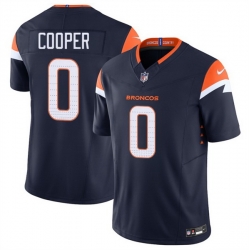 Men Denver Broncos 0 Jonathon Cooper Navy F U S E  Vapor Limited Stitched Football Jersey Men Denver Broncos 0 Jonathon Cooper Navy F U S E  Vapor Limited Stitched Football Jersey