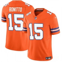 Men Denver Broncos 15 Nik Bonitto Orange F U S E  Mile High Collection 1977 Throwback Vapor Limited Stitched Football Jersey Men Denver Broncos 15 Nik Bonitto Orange F U S E  Mile High Collection 1977 Throwback Vapor Limited Stitched Football Jersey