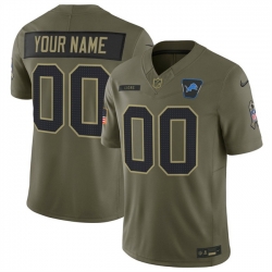 Men Detroit Lions Active Player Custom Olive 2025 F U S E  Salute to Service Limited Stitched Football Jersey Men Detroit Lions Active Player Custom Olive 2025 F U S E  Salute to Service Limited Stitched Football Jersey