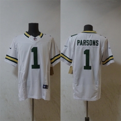 Men Green Bay Packers 1 Micah Parsons White Vapor 2025 F U S E  Limited Stitched Football Jersey Men Green Bay Packers 1 Micah Parsons White Vapor 2025 F U S E  Limited Stitched Football Jersey
