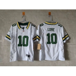 Youth Green Bay Packers 10 Jordan Love White 2024 F U S E Vapor Limited Stitched Football Jersey Youth Green Bay Packers 10 Jordan Love White 2024 F U S E Vapor Limited Stitched Football Jersey
