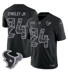 Men Houston Texans 24 Derek Stingley Jr Black F U S E 2026 Salute to Service Limited Stitched Football Jersey Men Houston Texans 24 Derek Stingley Jr Black F U S E 2026 Salute to Service Limited Stitched Football Jersey