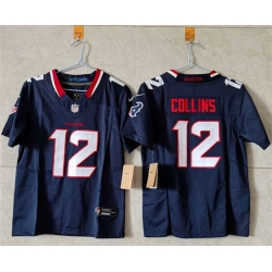 Women Houston Texans 12 Nico Collins White 2024 F U S E Vapor Stitched Jersey   1 Women Houston Texans 12 Nico Collins White 2024 F U S E Vapor Stitched Jersey   1