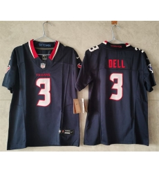 Women Houston Texans 3 Tank Dell Navy F U S E Vapor Stitched Football Jersey   Women Houston Texans 3 Tank Dell Navy F U S E Vapor Stitched Football Jersey