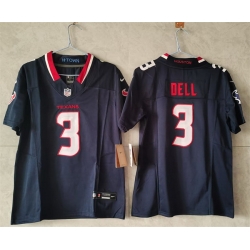 Women Houston Texans 3 Tank Dell Navy F U S E Vapor Stitched Football Jersey   Women Houston Texans 3 Tank Dell Navy F U S E Vapor Stitched Football Jersey