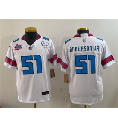 Youth Houston Texans 51 Will Anderson Jr 2026 25th Anniversary Patch F U S E HOUSTON US Rivalries Collection Limited Stitched Football Jersey Youth Houston Texans 51 Will Anderson Jr 2026 25th Anniversary Patch F U S E HOUSTON US Rivalries Collection Limited Stitched Football Jersey