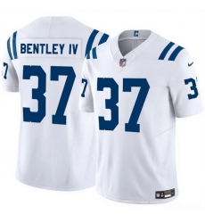 Men Indianapolis Colts 37 Ulysses Bentley IV White 2025 F U S E  Vapor Limited Stitched Football Jersey Men Indianapolis Colts 37 Ulysses Bentley IV White 2025 F U S E  Vapor Limited Stitched Football Jersey