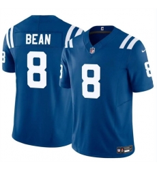 Men Indianapolis Colts 8 Jason Bean Blue 2024 F U S E  Vapor Limited Stitched Football Jersey