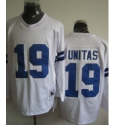 nfl Indianapolis Colts 19 Johnny Unitas Throwback white