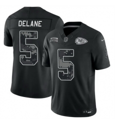Men Kansas City Chiefs 5 Mansoor Delane Black F U S E 2026 Salute to Service Limited Stitched Football Jersey Men Kansas City Chiefs 5 Mansoor Delane Black F U S E 2026 Salute to Service Limited Stitched Football Jersey