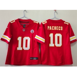 Women Kansas City Chiefs 10 Isiah Pacheco Red 2023 F U S E  Vapor Untouchable Limited Stitched Jersey  Women Kansas City Chiefs 10 Isiah Pacheco Red 2023 F U S E  Vapor Untouchable Limited Stitched Jersey