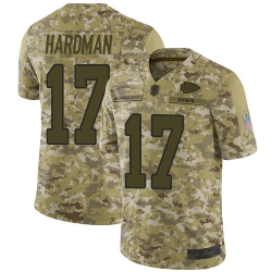 Chiefs 17 Mecole Hardman Camo Youth Stitched Football Limited 2018 Salute to Service Jersey Chiefs 17 Mecole Hardman Camo Youth Stitched Football Limited 2018 Salute to Service Jersey